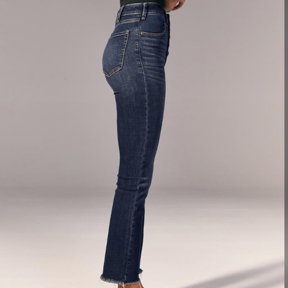 abercrombie ankle flare jeans